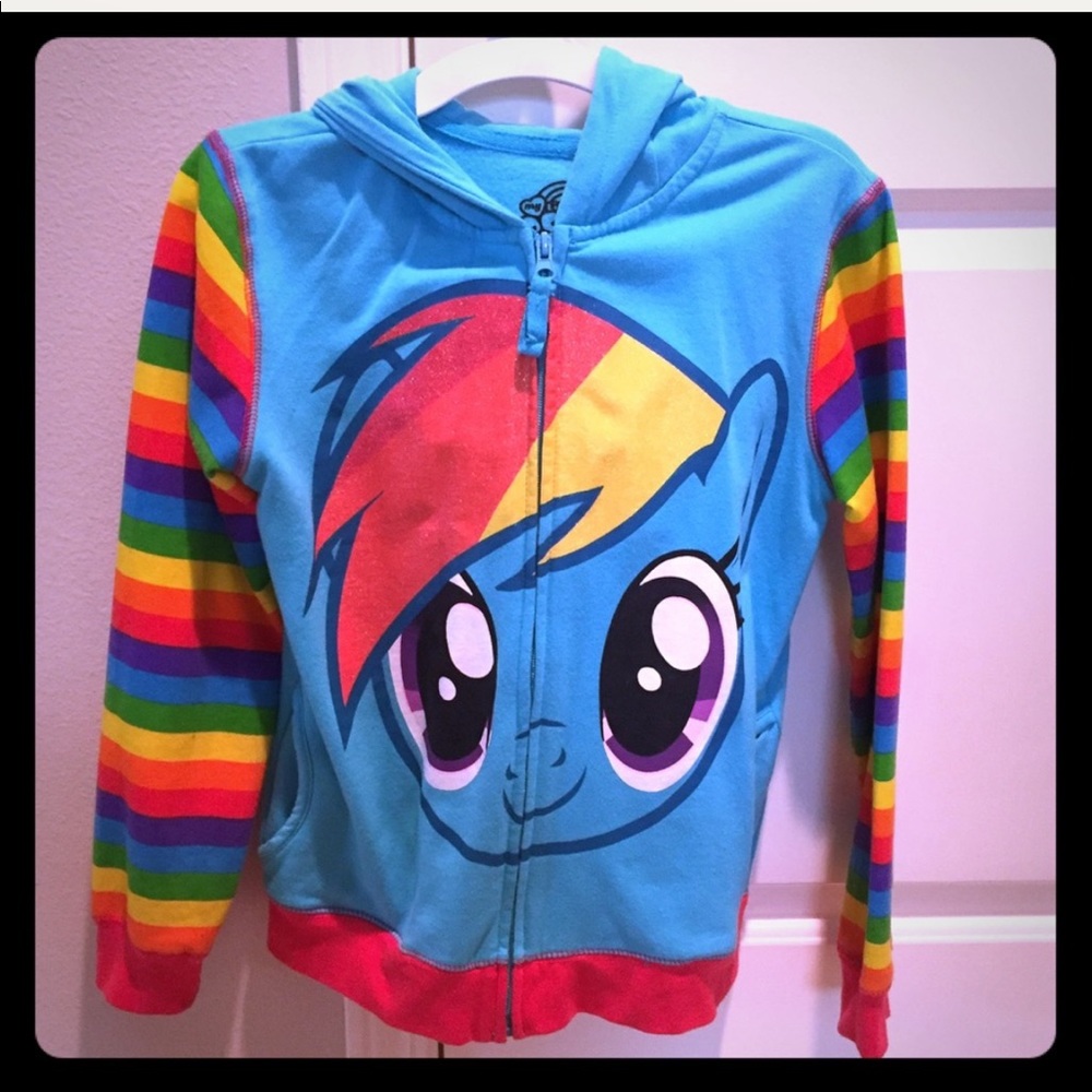 My little pony hoodie in new condition, size 12-14